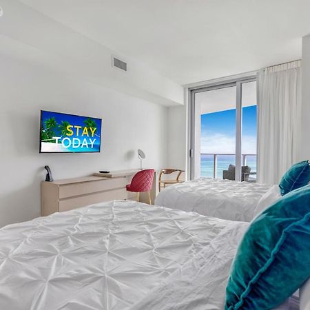 Seashore Resort - 2 Bedroom Right On The Beach Direct Ocean-View With Amenities On The Rooftop Hollywood Zewnętrze zdjęcie