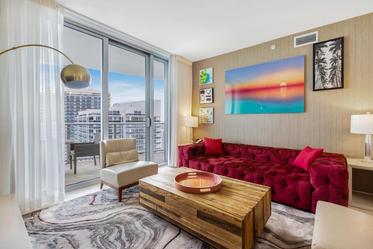 Seashore Resort - 2 Bedroom Right On The Beach Direct Ocean-View With Amenities On The Rooftop Hollywood Zewnętrze zdjęcie