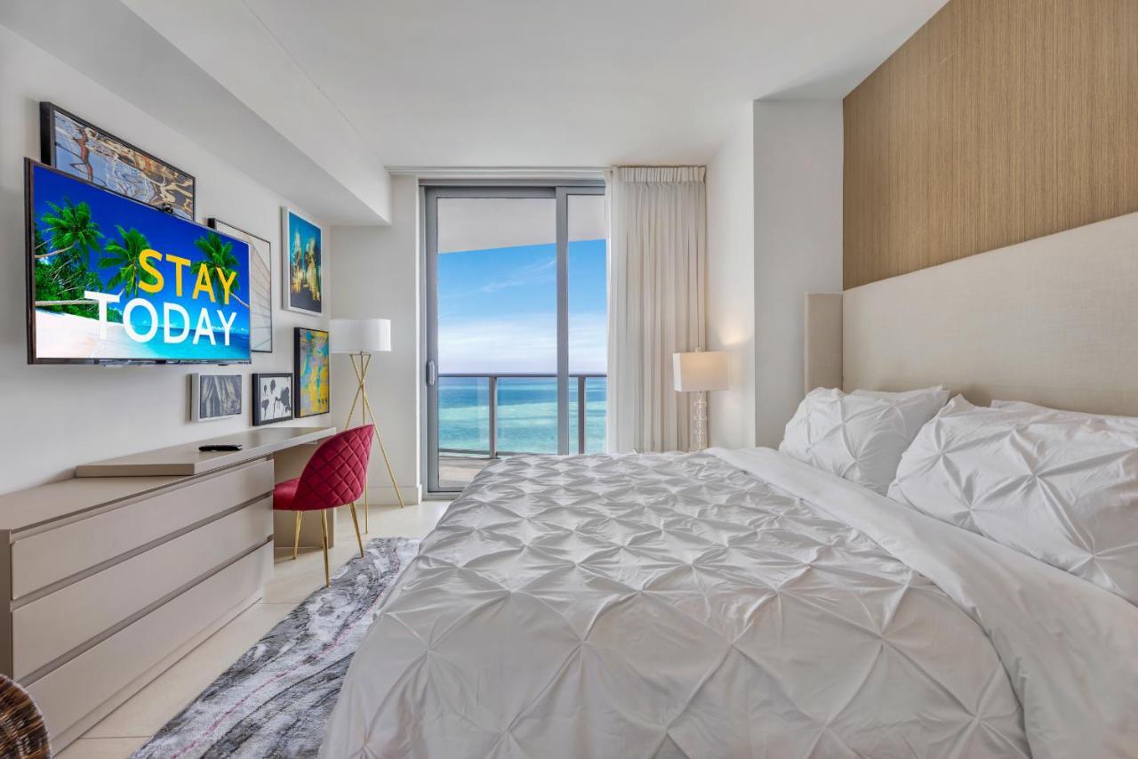Seashore Resort - 2 Bedroom Right On The Beach Direct Ocean-View With Amenities On The Rooftop Hollywood Zewnętrze zdjęcie